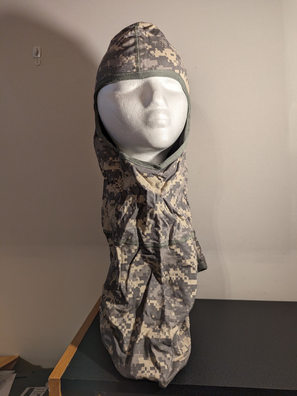 Army US Balaclava Reversible ACU/Sage Green