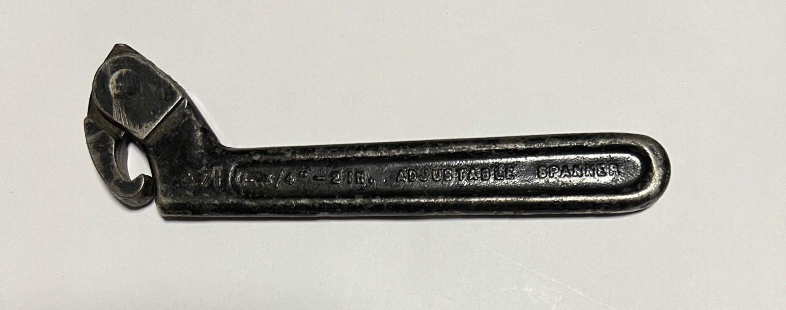 Vintage J H Williams & Co Buffalo New York #471 Adjustable Spanner 3/4” - 2” USA