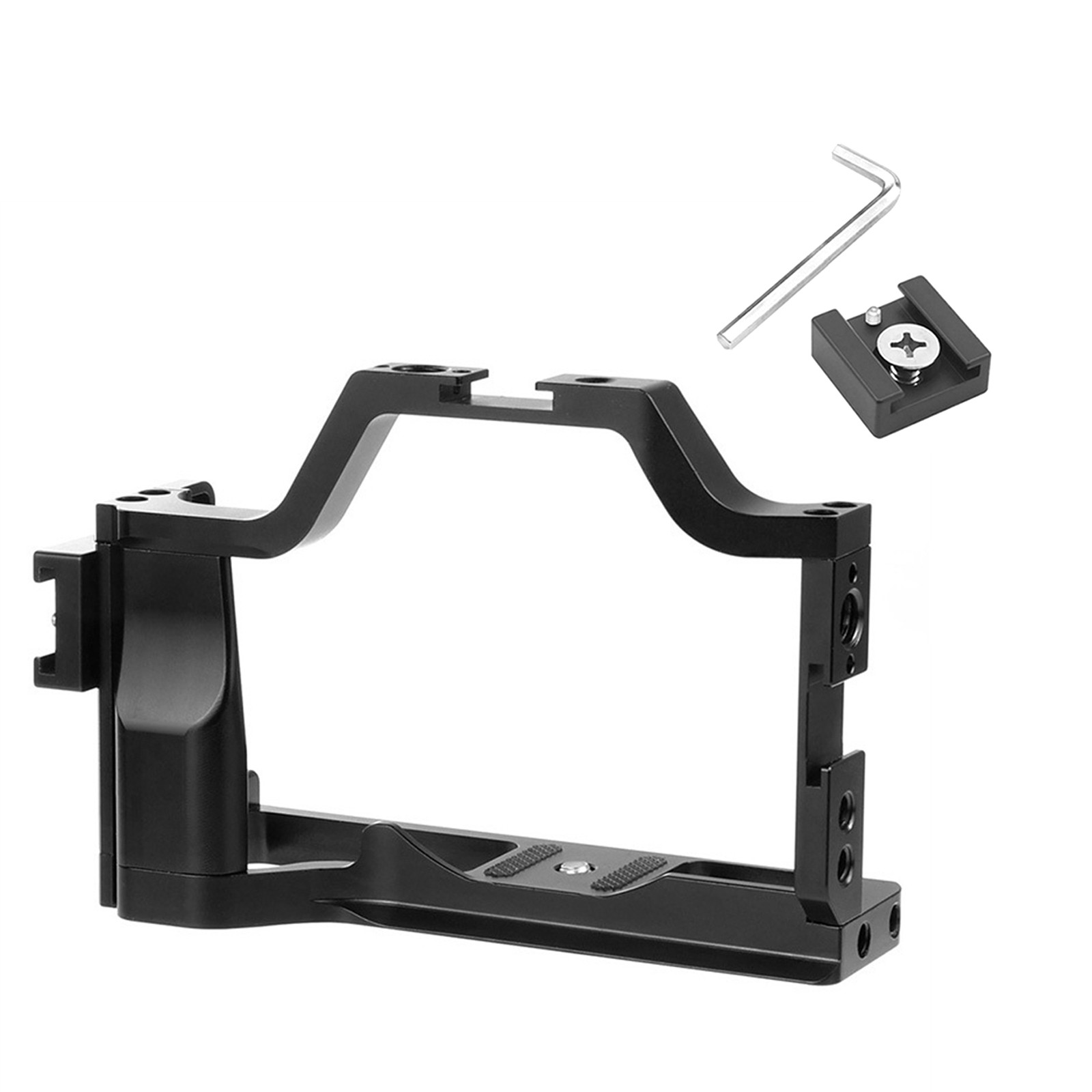 Camera Cage For Canon M5 M50 M50II DSLR Camera Rabbit Case Rig 1/4" 3/8" Hole