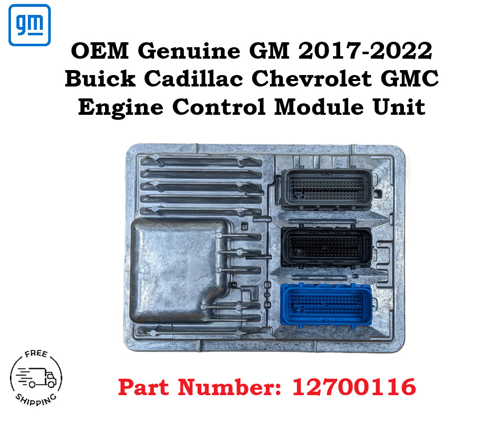 12700116 OEM 2017-2022 Buick Cadillac Chevy GMC Engine Computer Control Module