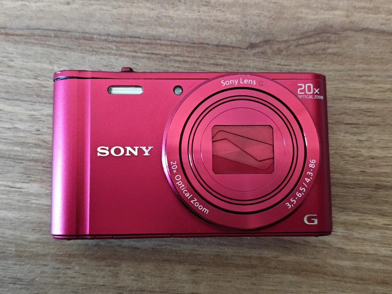 Near Mint Sony Cyber Shot DSC-WX300 pink  18.2MP  English Language