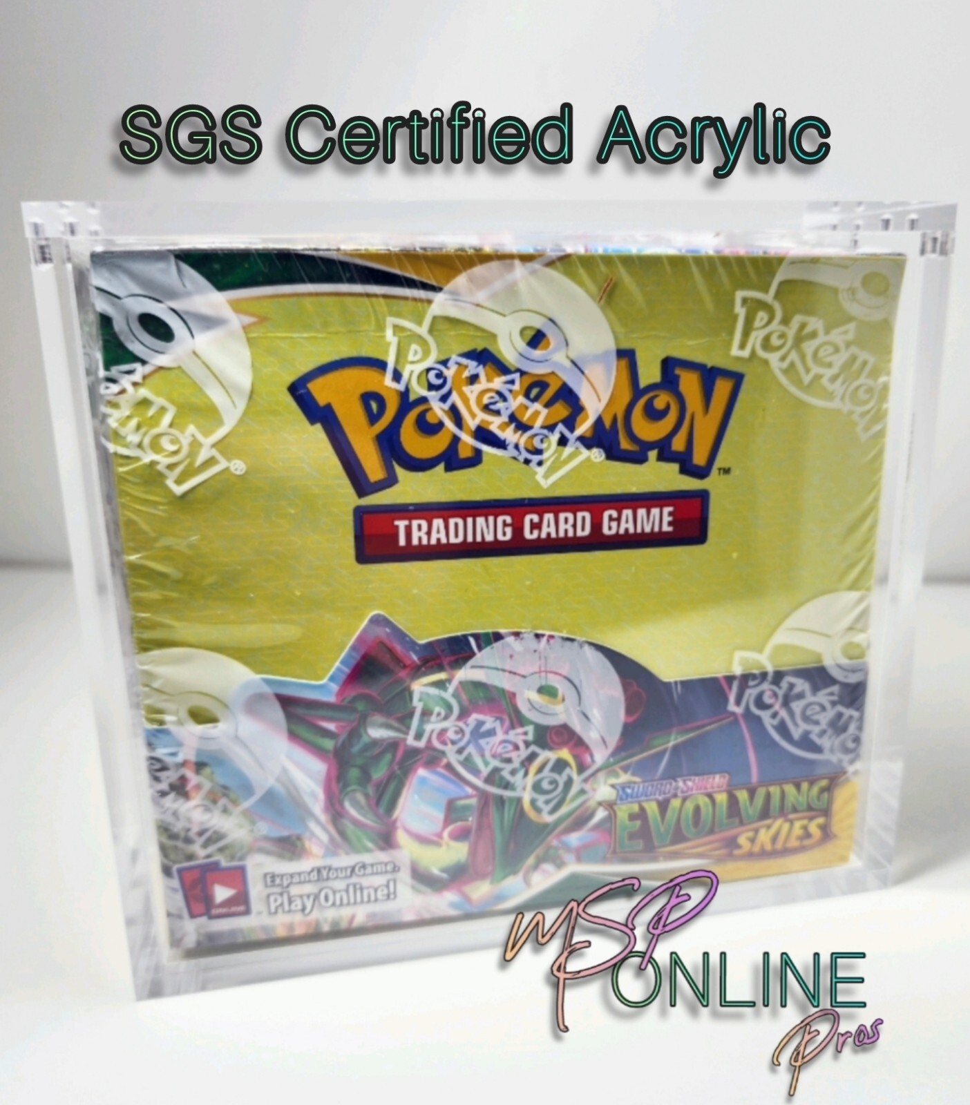 Pokemon Magnetic Booster Box Acrylic Case! Pokémon Card Protective Display!
