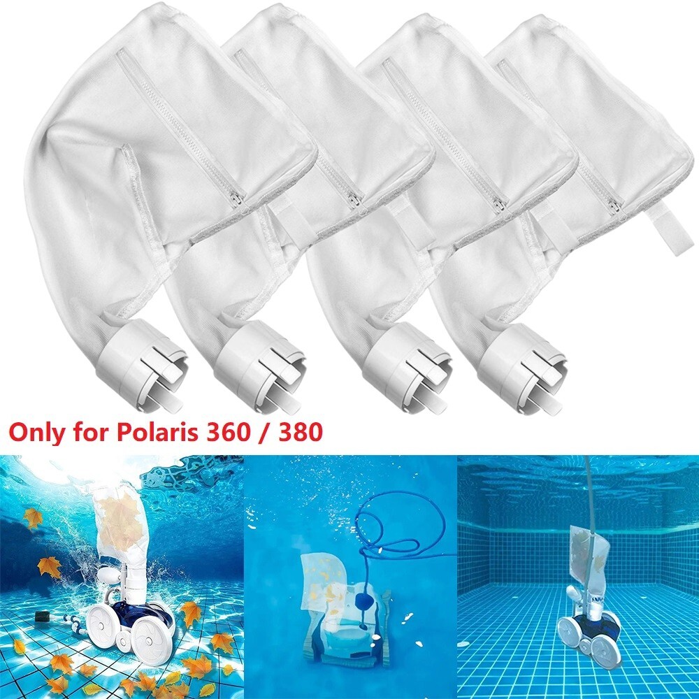 2/4Pack Polaris 360 Replacement For 360 380 Pool Cleaner Zipper Bag All Purpose