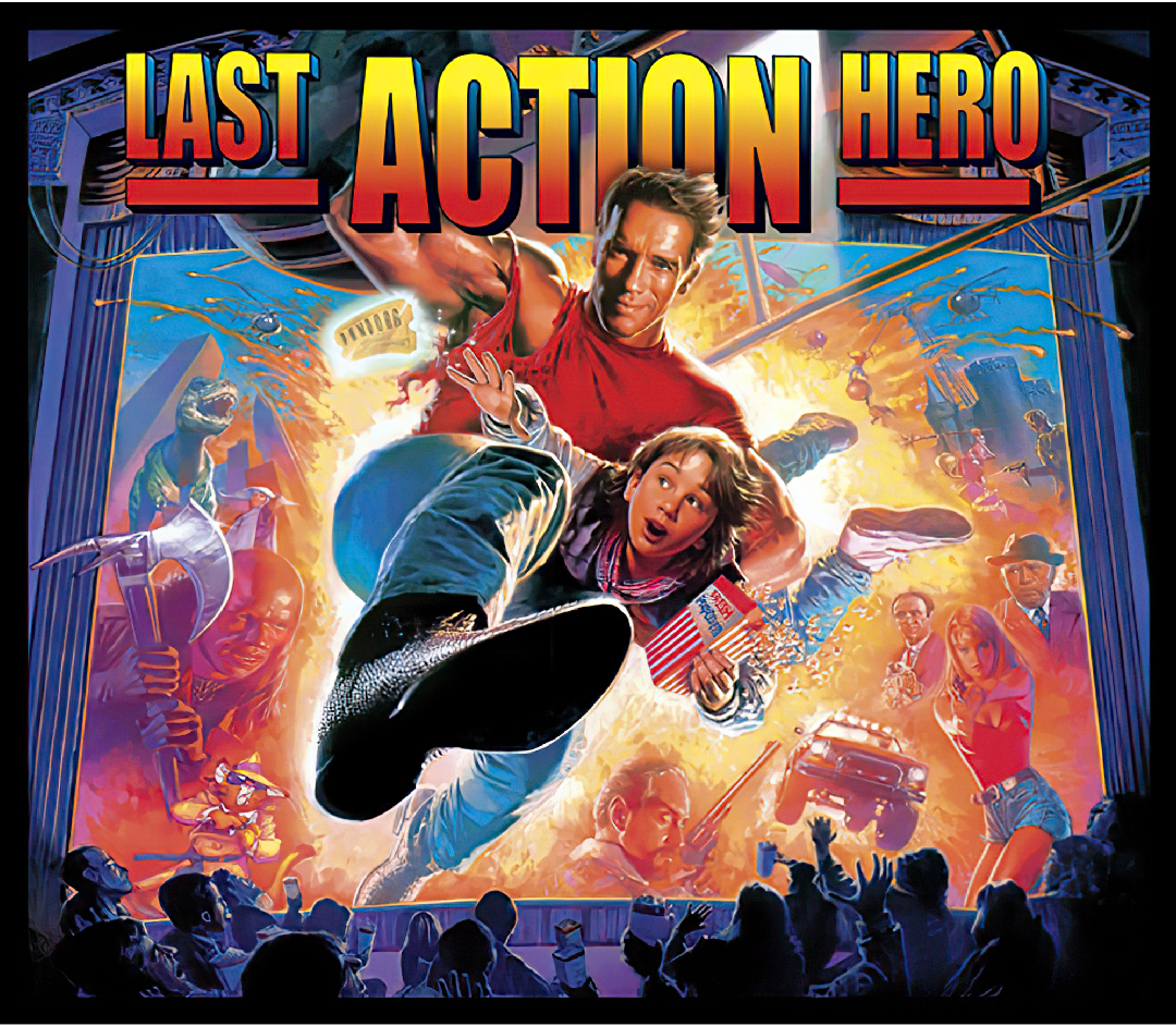 Data East Last Action Hero Pinball Machine Custom Translite