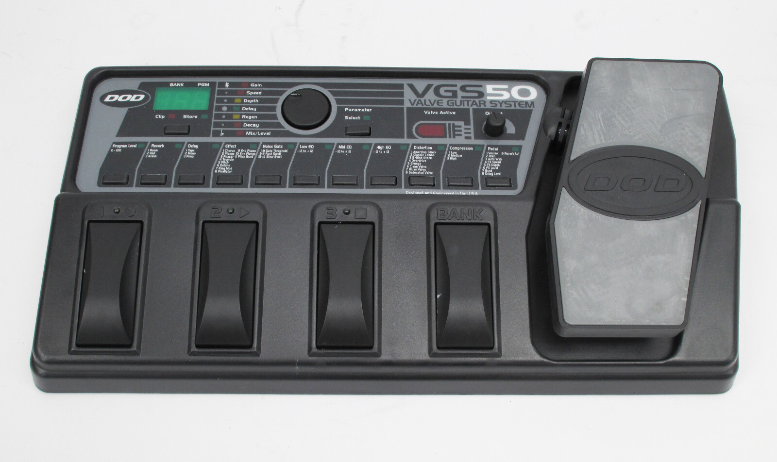 DOD VGS50 Guitar Valve Multi-Effects Processor