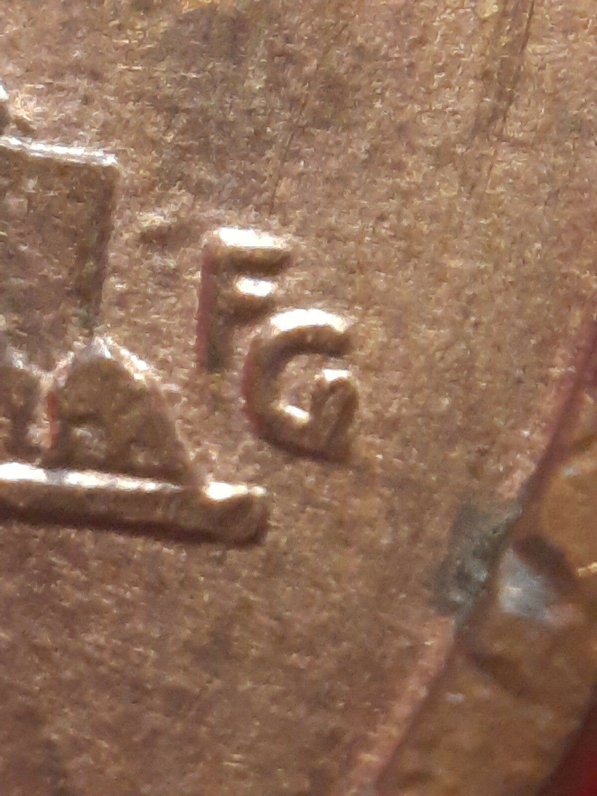 1996 D double die reverse Error on F in FG Cent #4