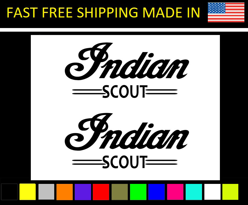 Indian Scout gas tank decals stickers motorcycle emblem logo decal kit