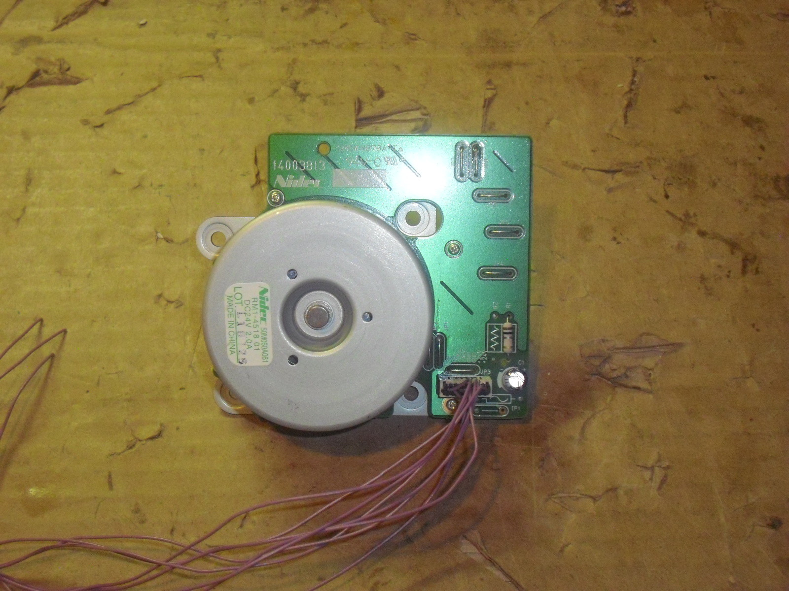Nidec Stepper Motor RM1-4518 from HP Color Laserjet CP6015dn Printer 24 VDC 2.0A