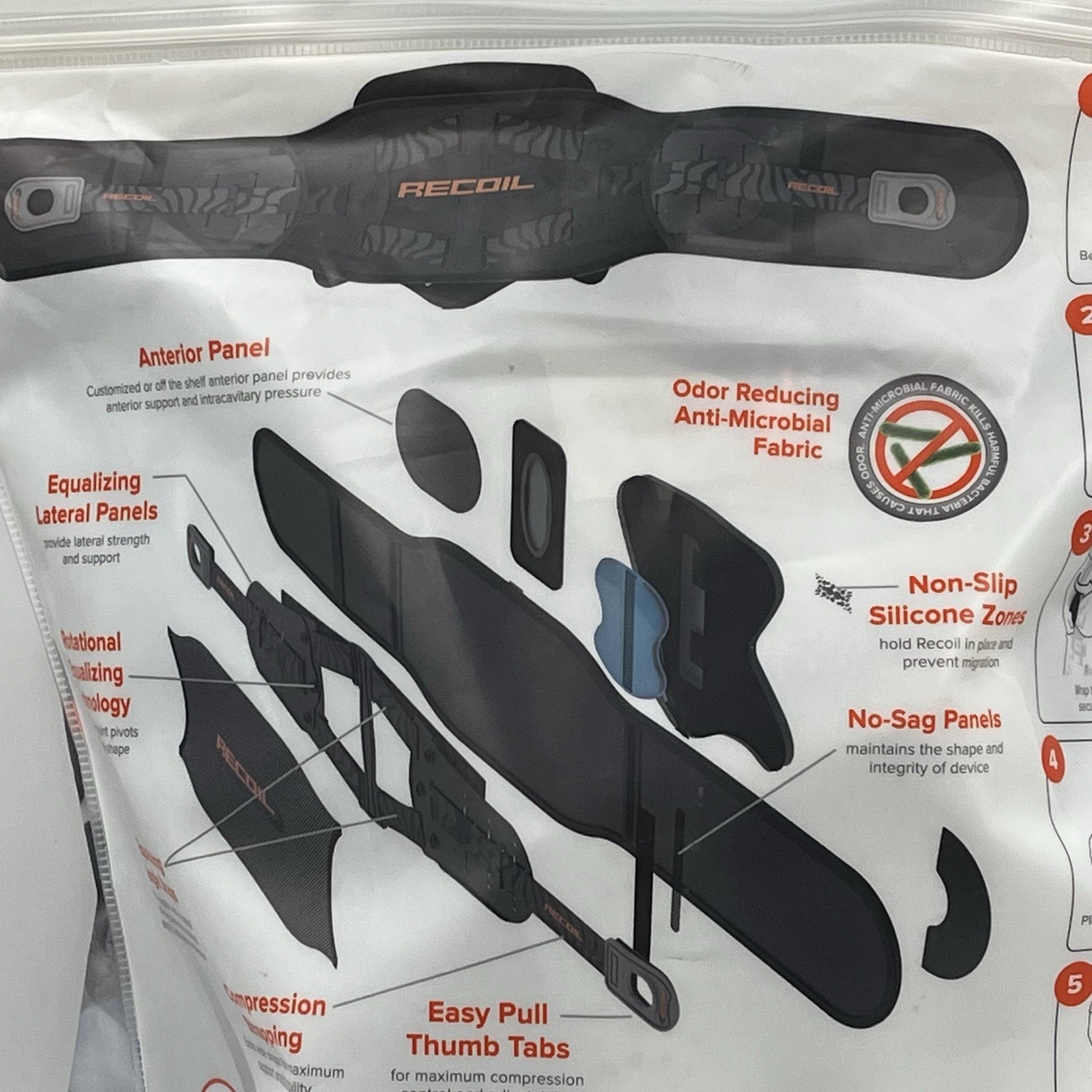 Exogear-recoil Spinal Support System Back Brace / Support Open Box