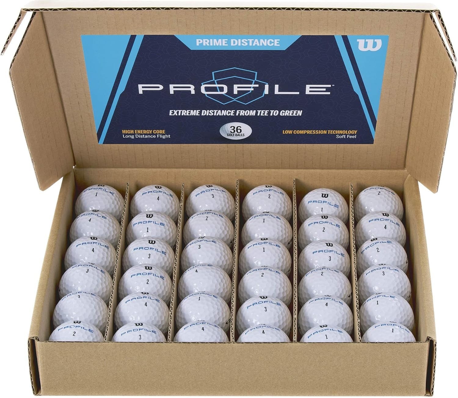 Profile Distance Golf Balls 36 Pack