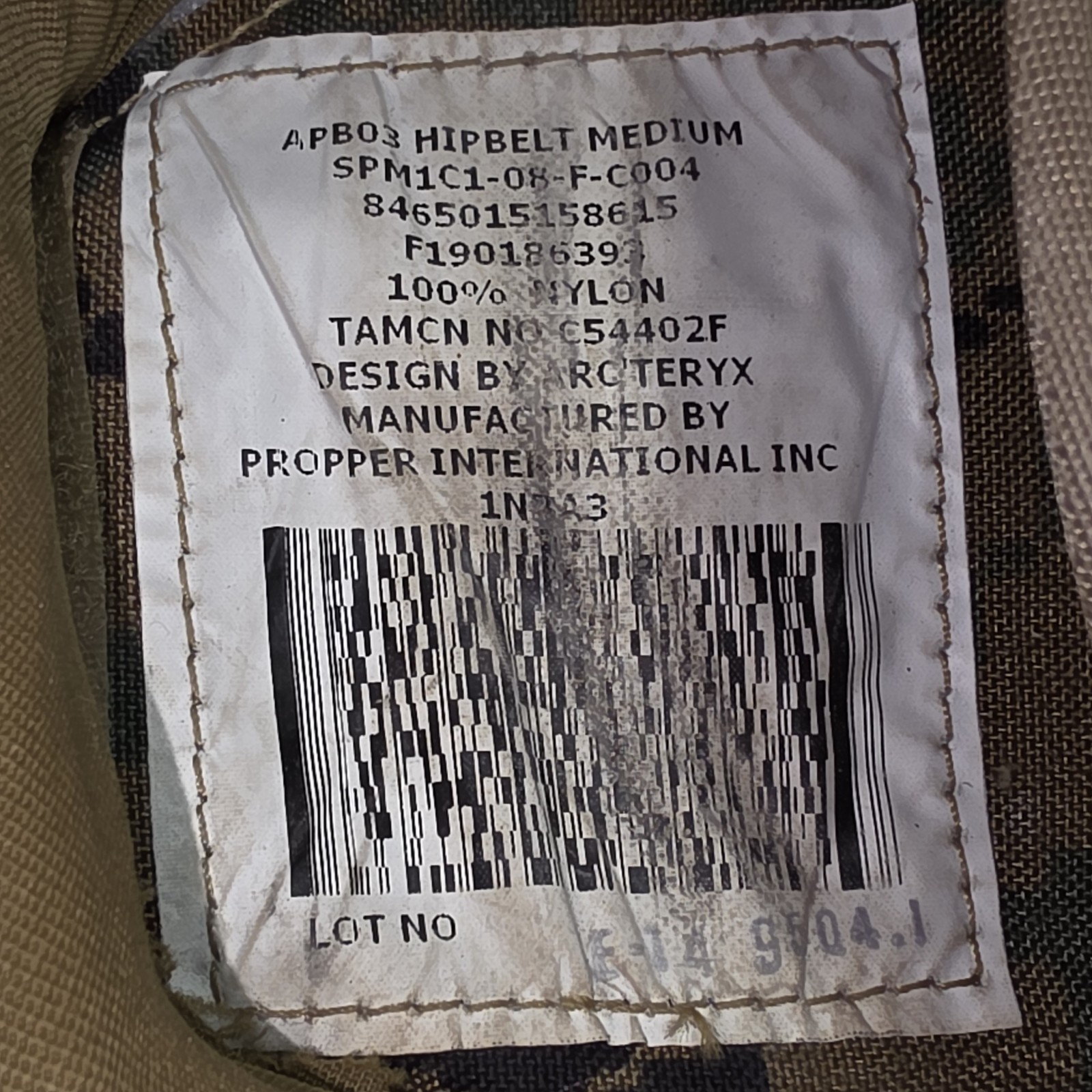 USMC GEN 2 ILBE MARPAT MAIN PACK PROPPER INTL.