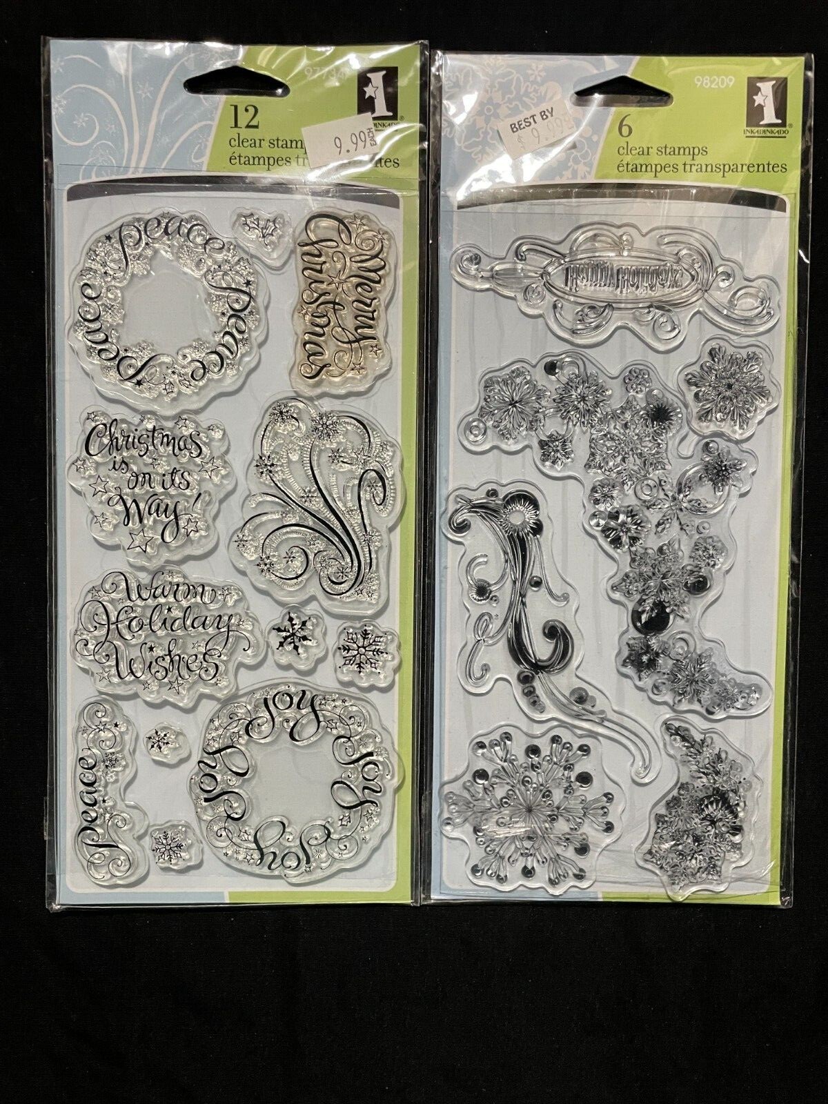 INKADINKADO CLEAR STAMPS - CHRISTMAS/WINTER