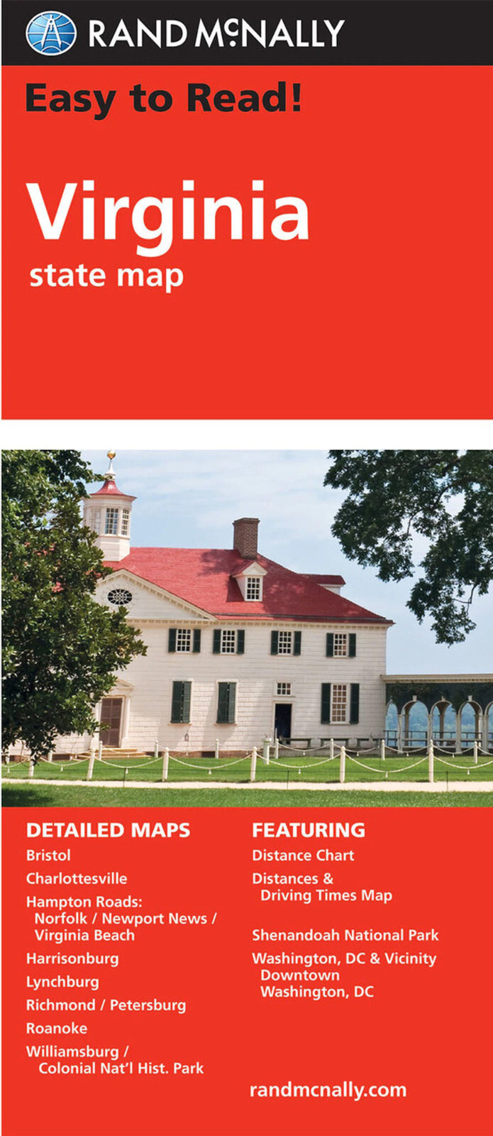 Rand McNally State Map: Virginia from 2011