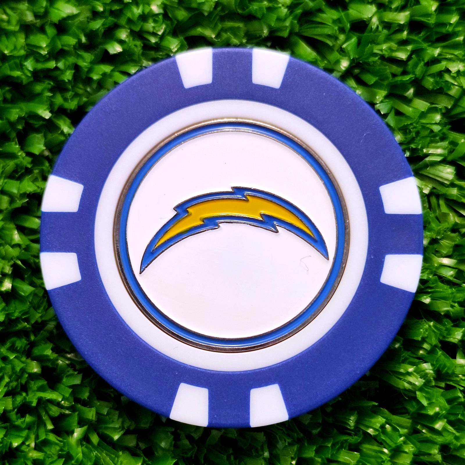 NFL Los Angeles Chargers Golf Ball Marker Magnetic Poker Chip New