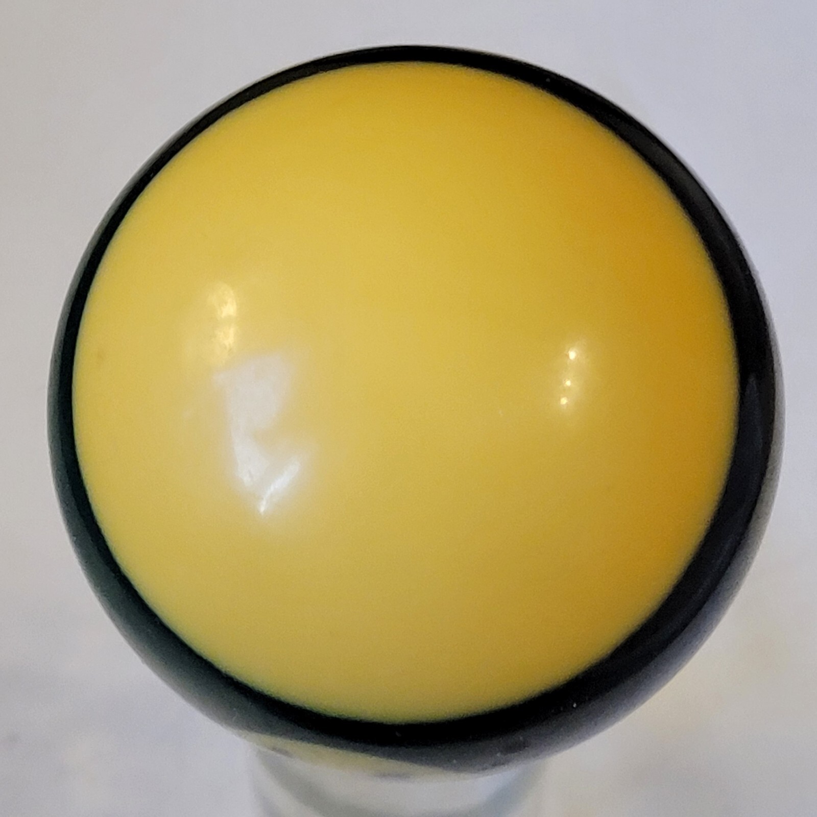 Vintage Number 14 Green Striped Replacement Pool Ball Yellowed