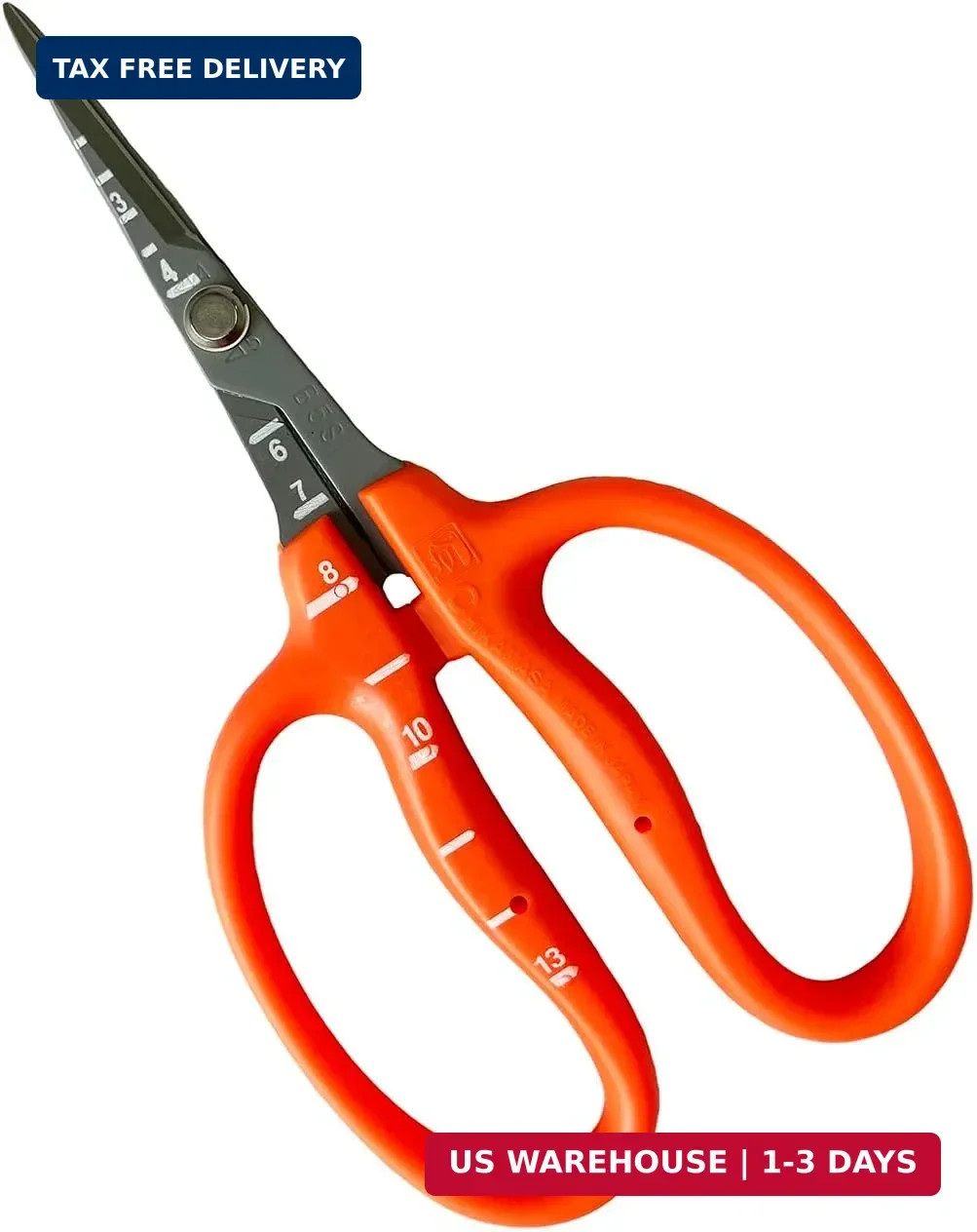 CHIKAMASA B-500SF Stainless Steel Fluorine Treated Grape Care Shears
