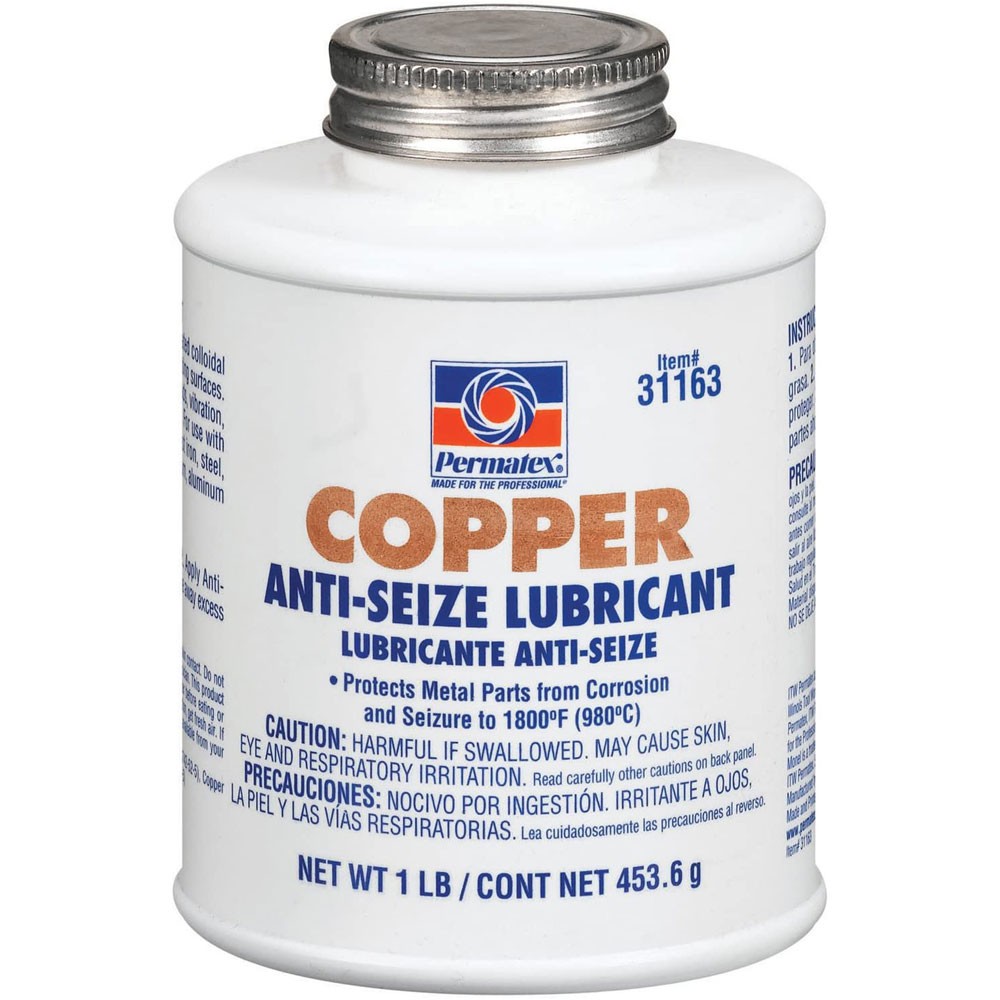 Permatex Anti-Seize 31163; Copper Anti-Seize, 1lb, Brush Top