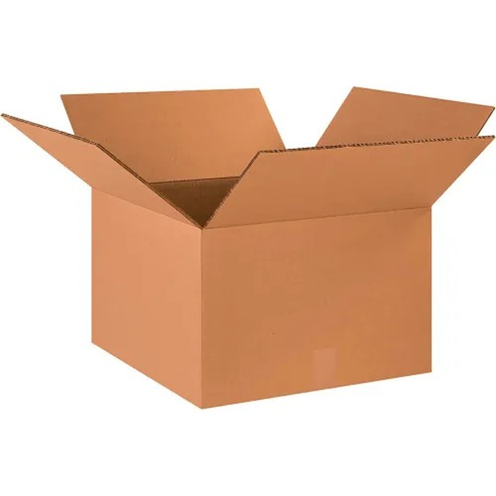 Heavy Duty Double Wall Corrugated Boxes, 18"L x 18"W x 12"H, Kraft - Pkg Qty 10