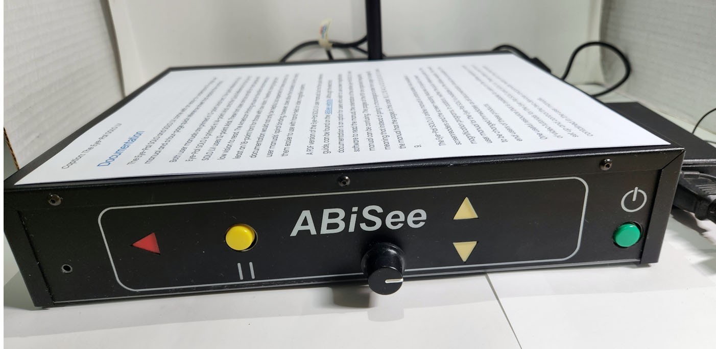 ABiSee Solo Eye-Pal VISION Reading Machine, Scanner and AC Adapter