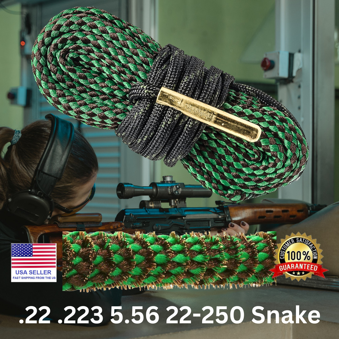 .223 5.56 .22 22-250 .22 Mag Barrel Cleaning Snake Get Your Bore Clean Fast