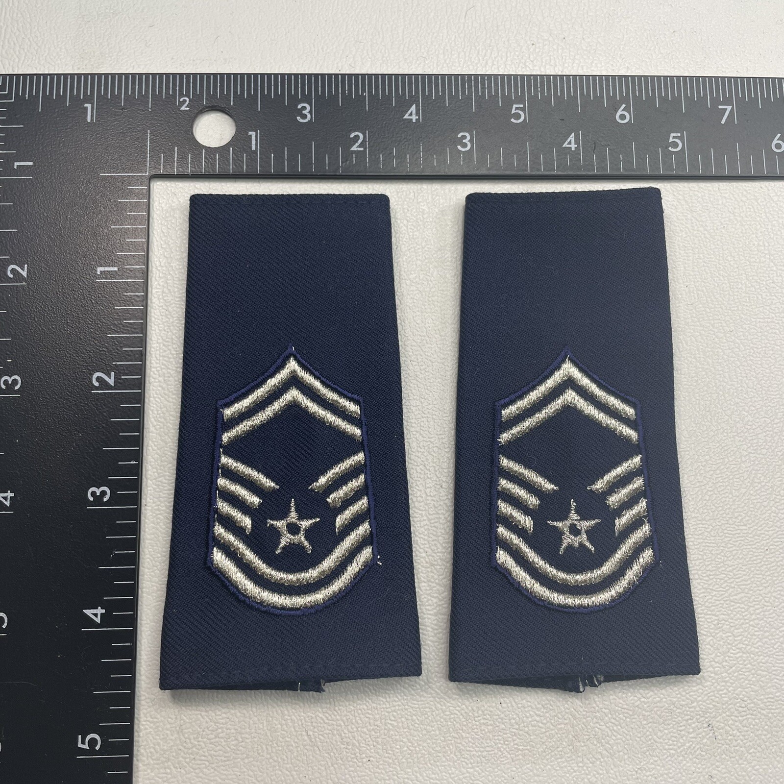 PAIR Of Air Force SENIOR MASTER SERGEANT Rank Shoulder Board (Epaulet) C26K