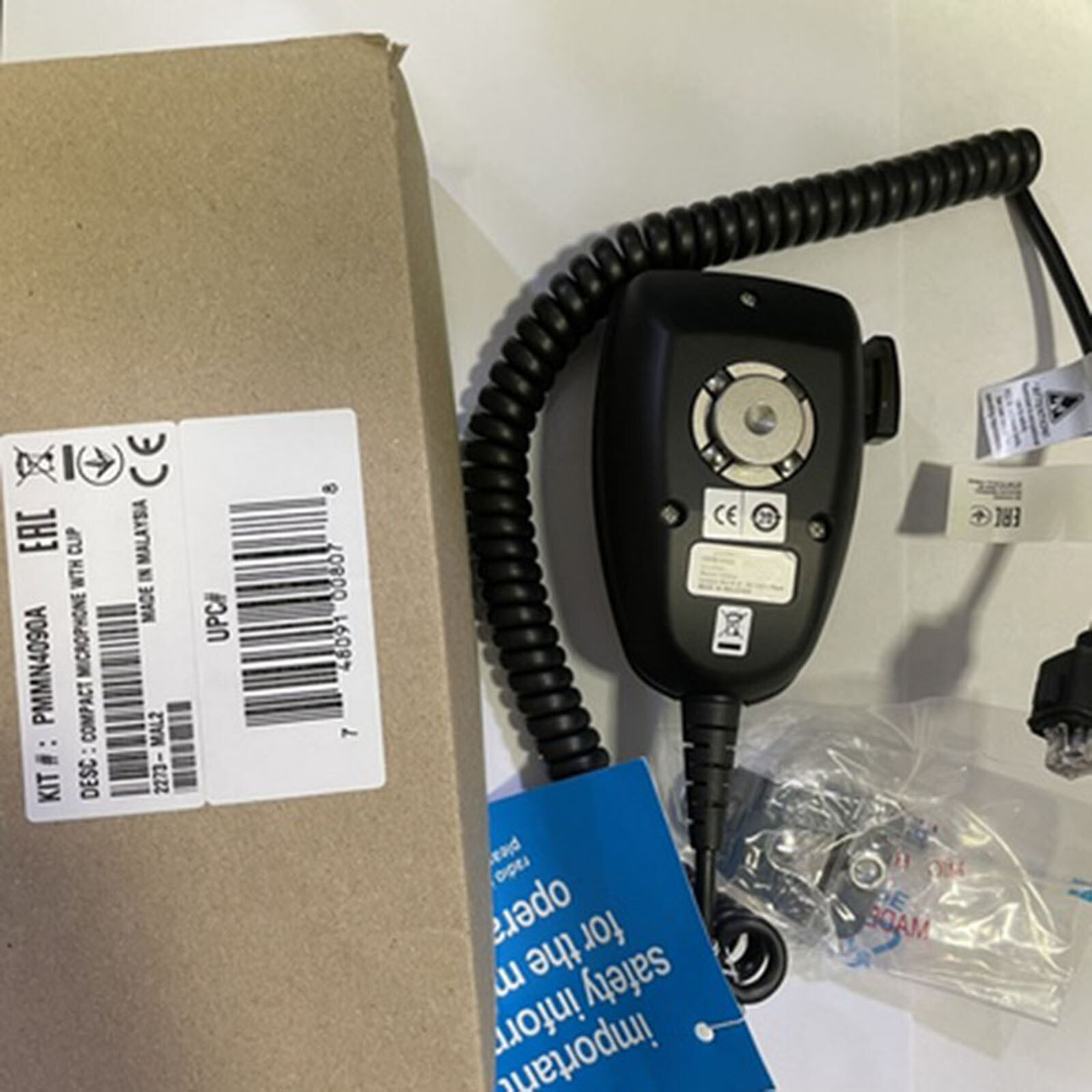 PMMN4090A Microphone for Motorola XiR M3188/M3688/M3988/M6660 Walkie Talkie New