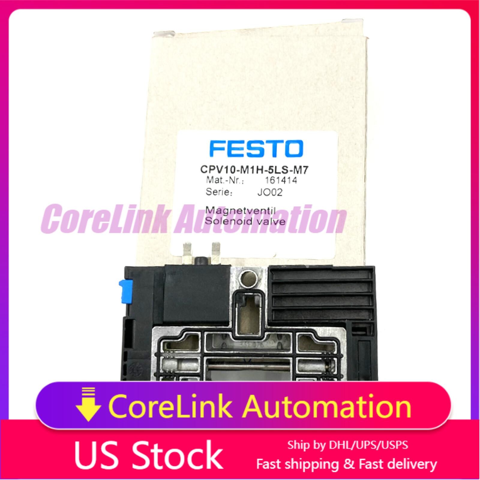 New FESTO CPV10-M1H-5LS-M7 161414 Solenoid Valve in box