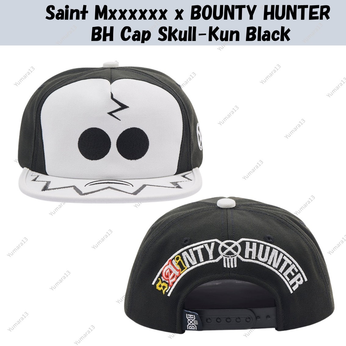 Saint Mxxxxxx x BOUNTY HUNTER BH Cap Skull-Kun Black