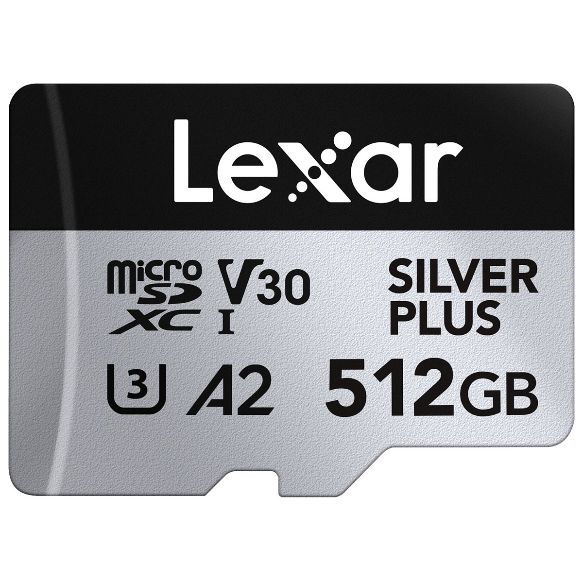 Lexar Lexar Professional 512GB SILVER PLUS microSDXC UHS-I Card, C10, U3, V30, F