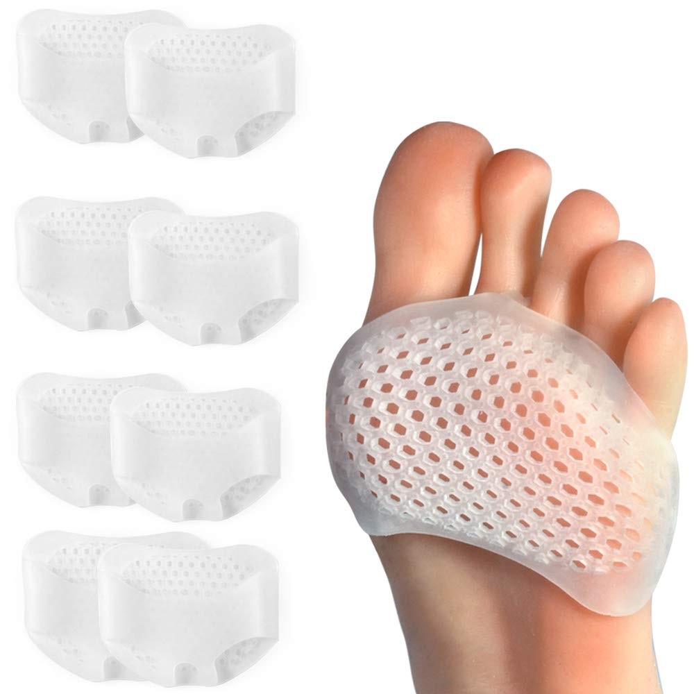 Hoogoo Toe Pads Ball of Toe Cushions Metatarsal Pads Ball of Foot Pads Mortons N