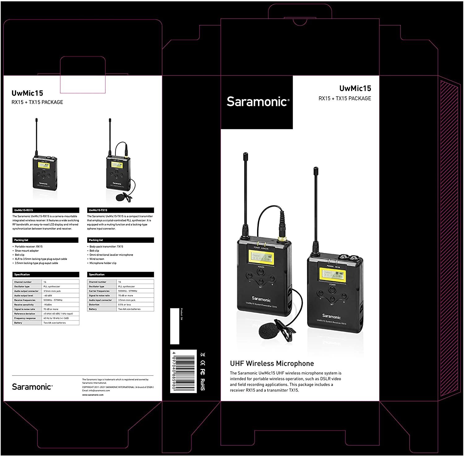 Saramonic UwMic15 (Demo)