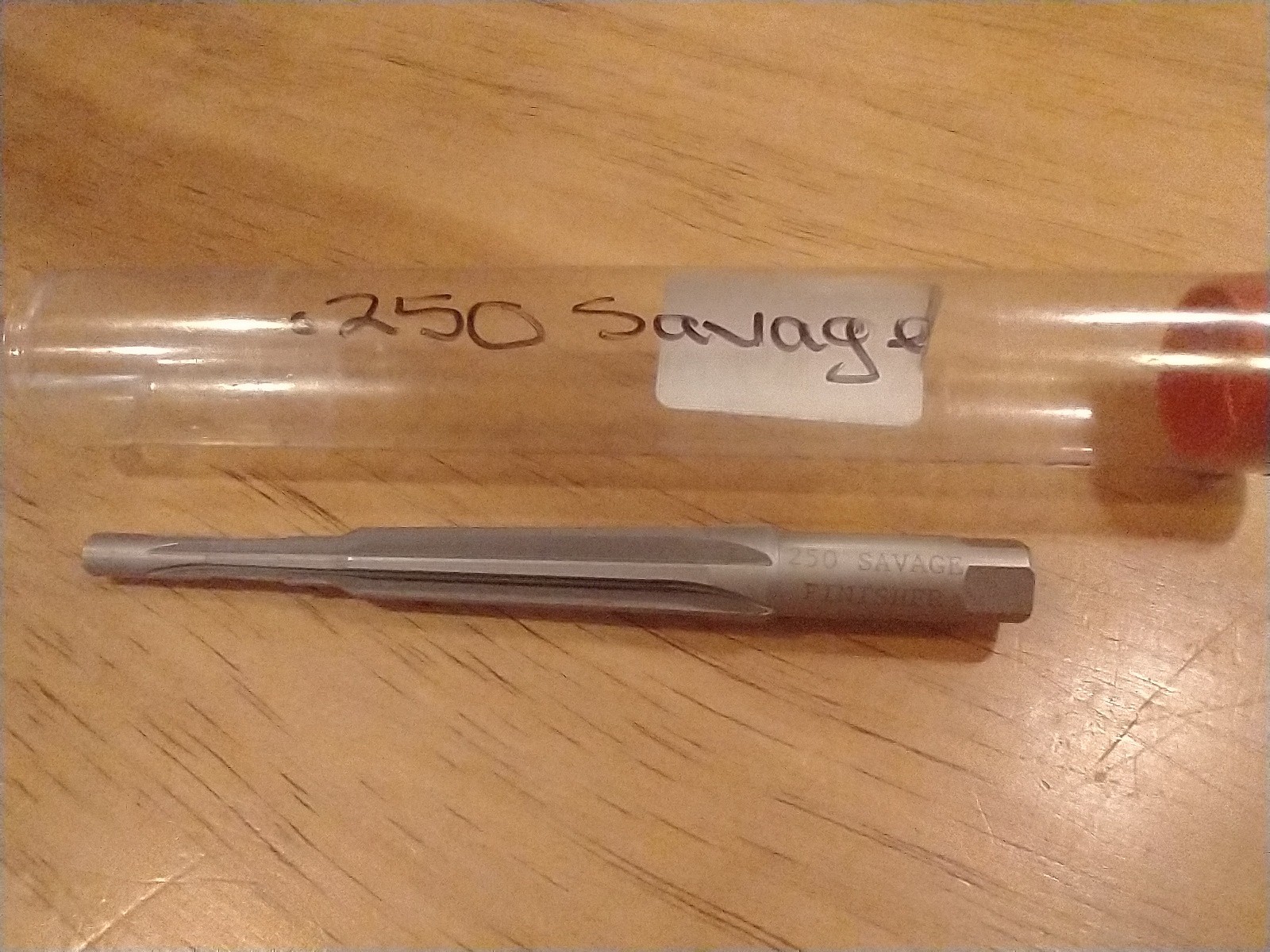 .250 Savage solid pilot Clymer chamber reamer finish