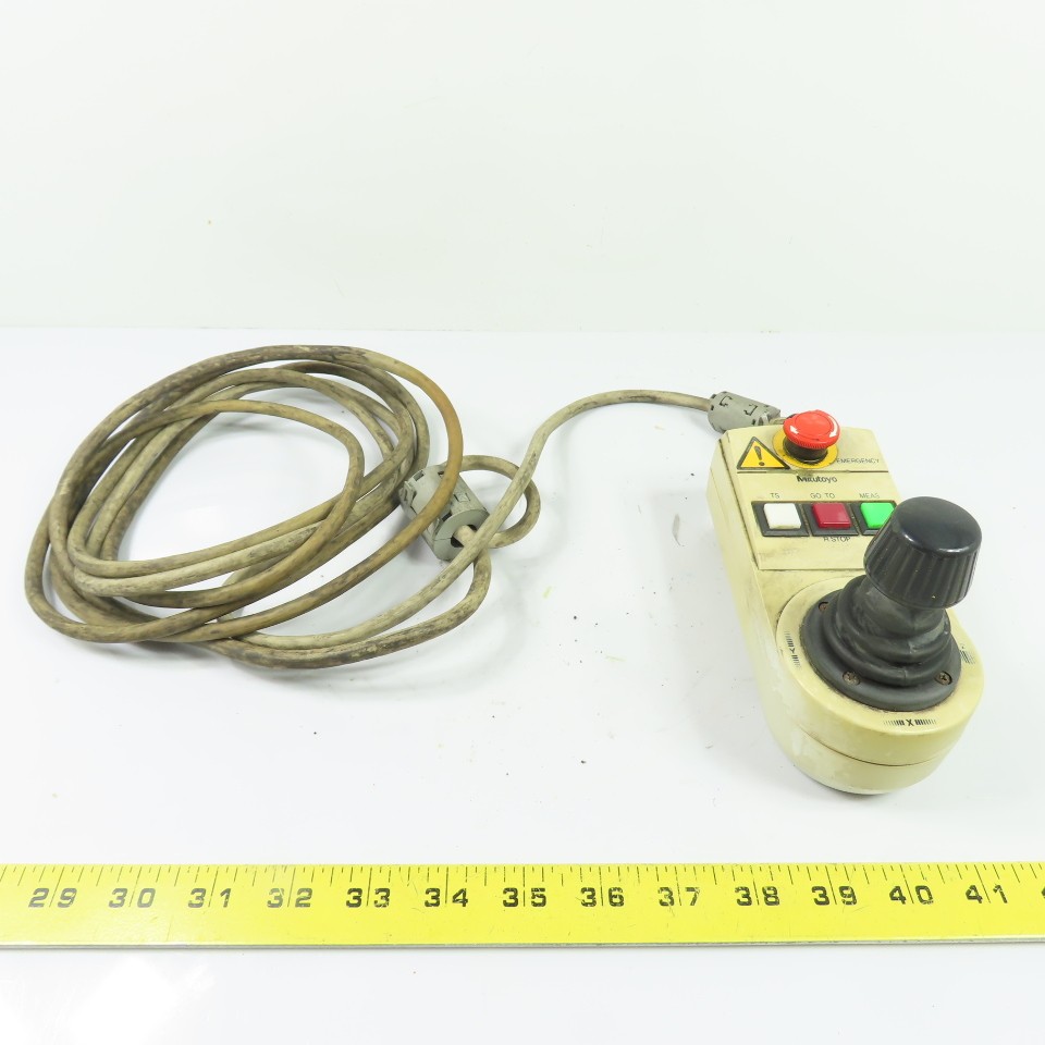 Mitutoyo JS-BOXUC Handheld CMM Joystick Remote Box Controller E-Stop