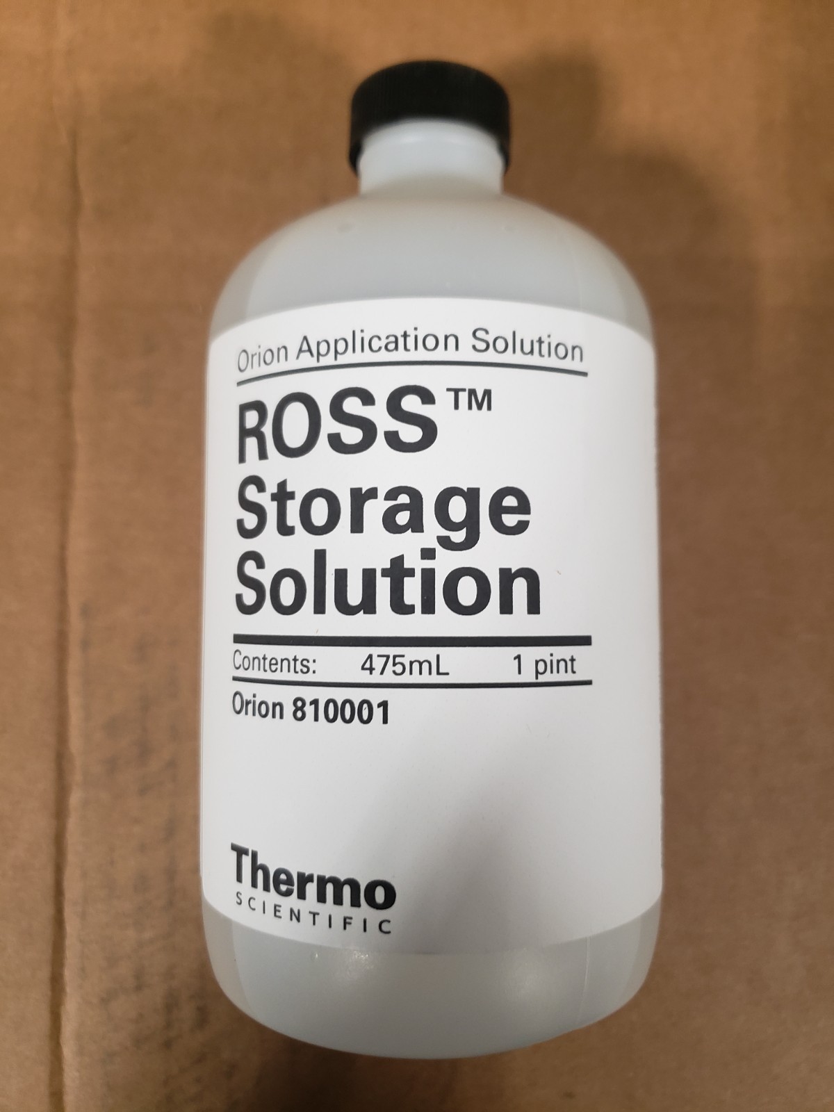 Thermo Scientific Orion 810001  Ross Storage Solution Content: 475mL  1 pint