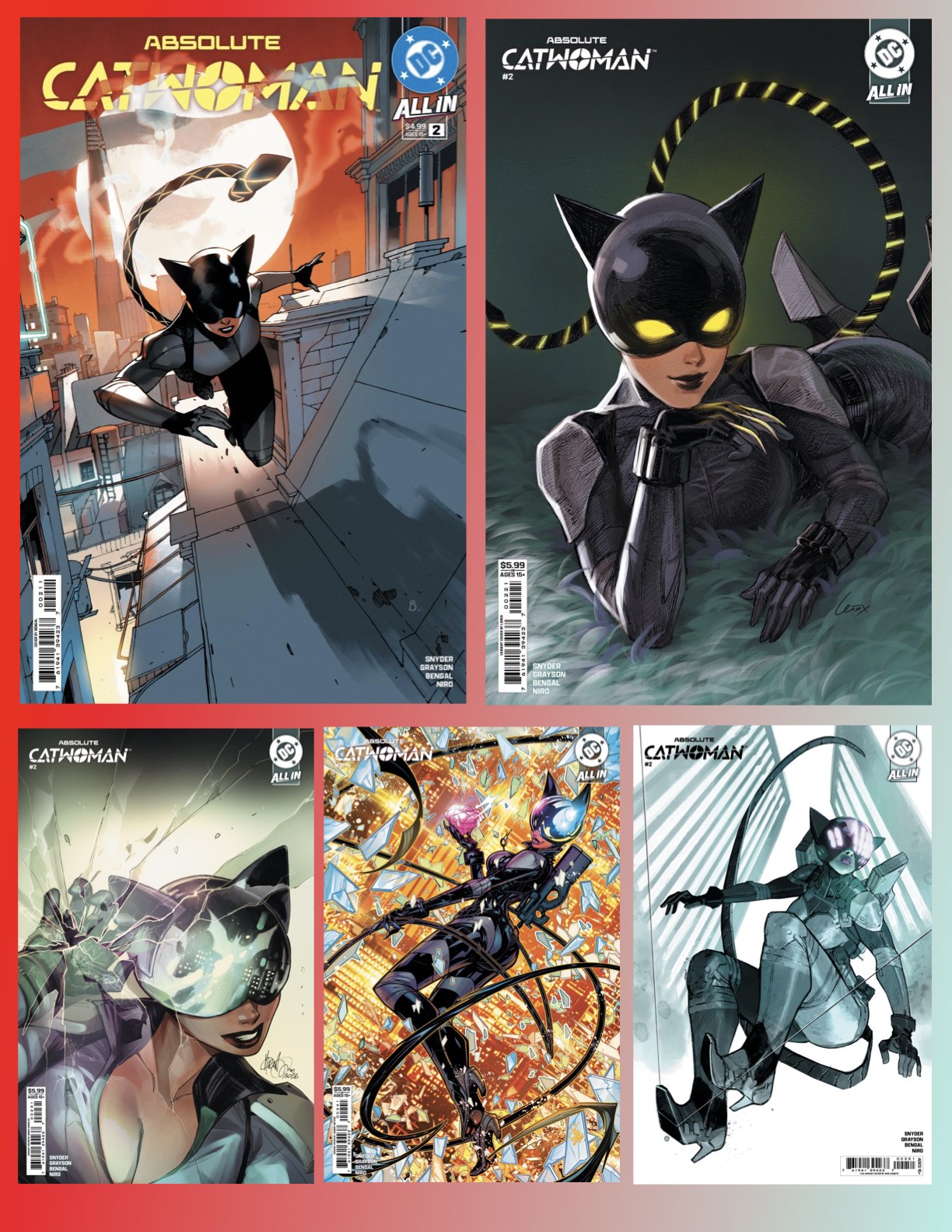 Absolute Catwoman #2 - Pick Your Cover