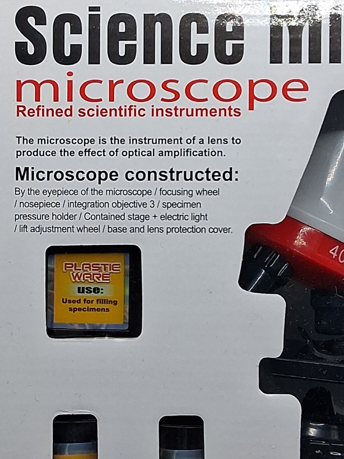 Science Microscope Educational Series With Extra Box Of Slides !!