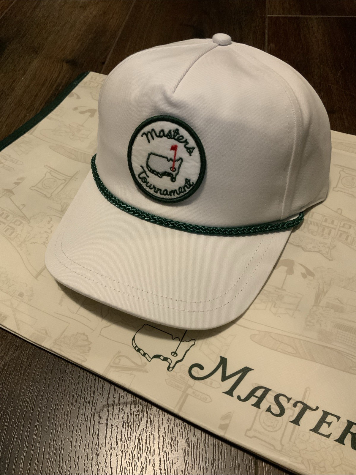 🌸2026 Masters White Rope Hat Tournament Logo ANGC 🔥
