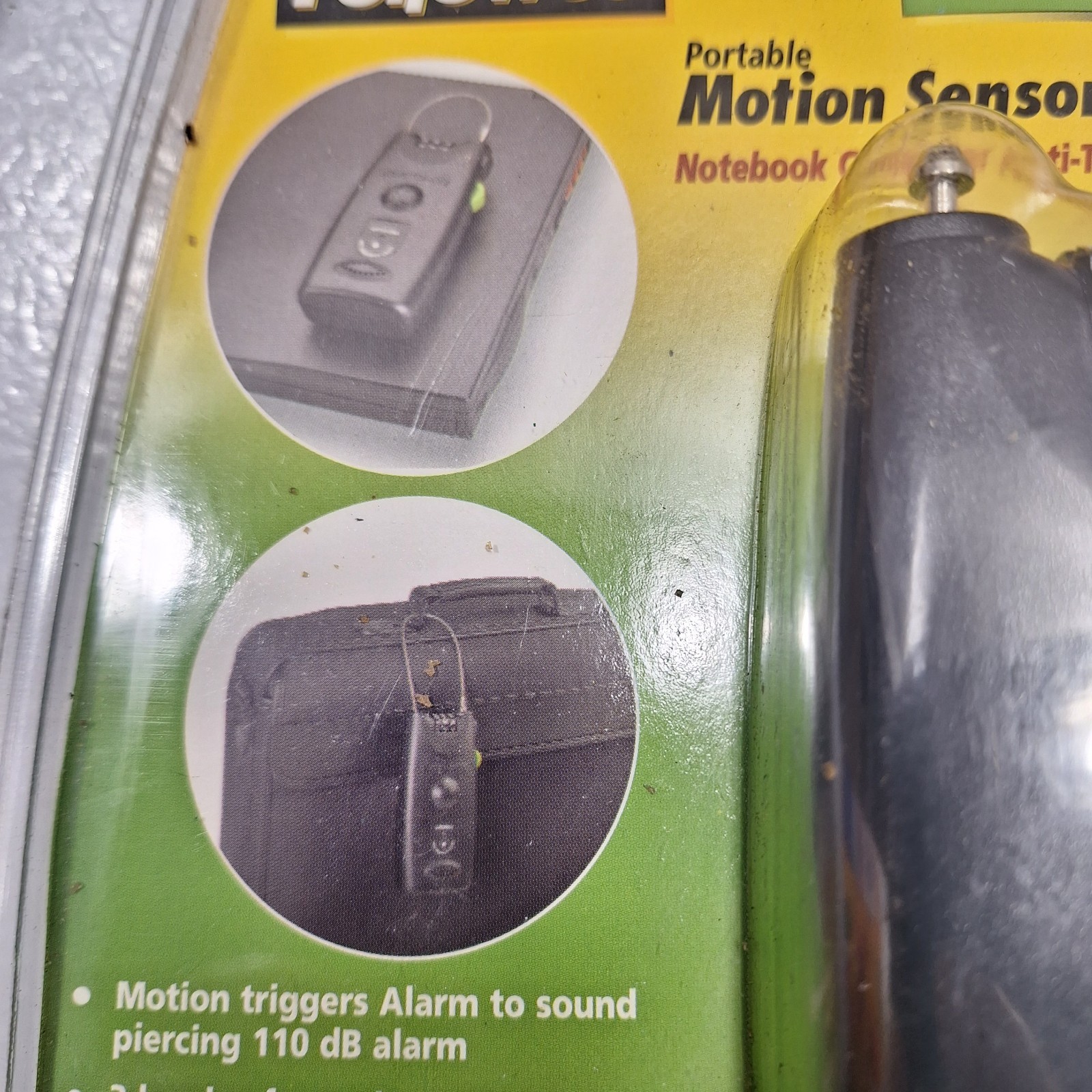 Fellowes Motion Sensor Alarm Notebook Computer Anti Theft Device NIB