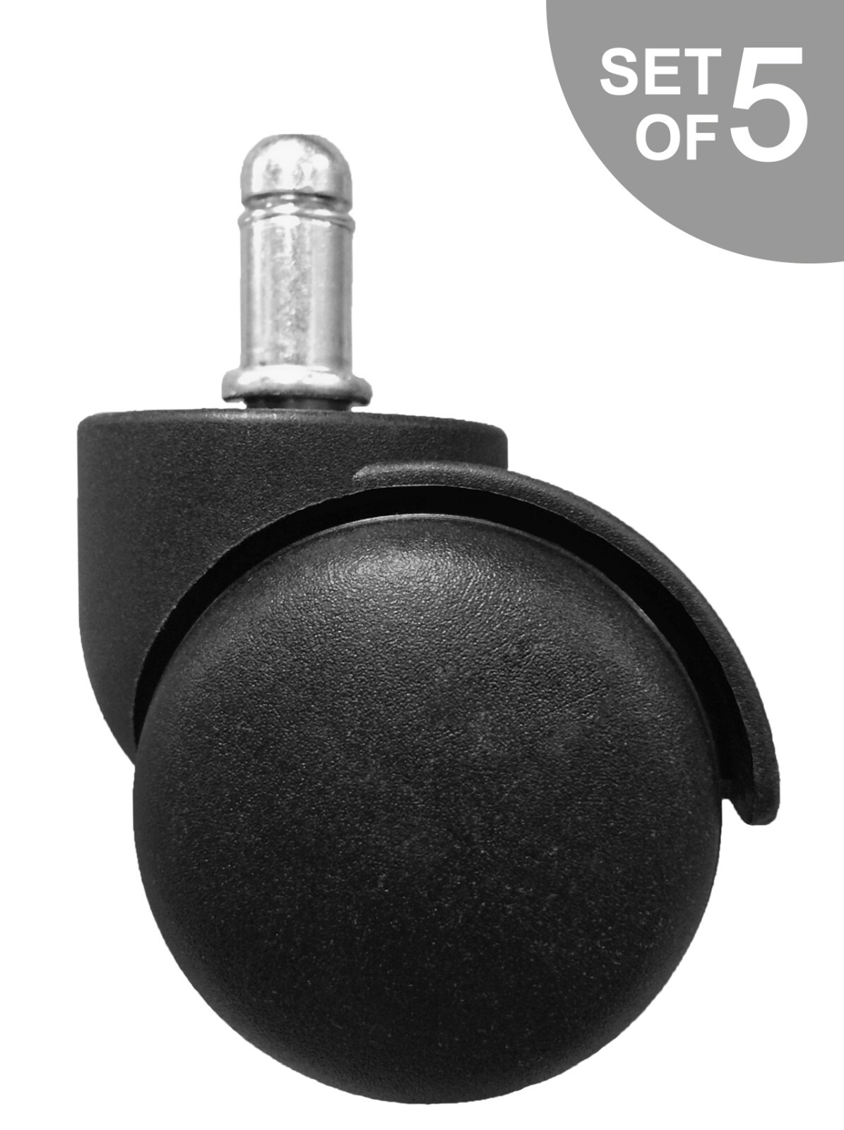 2" Standard Office Chair Caster - Set of 5 - S3253-5