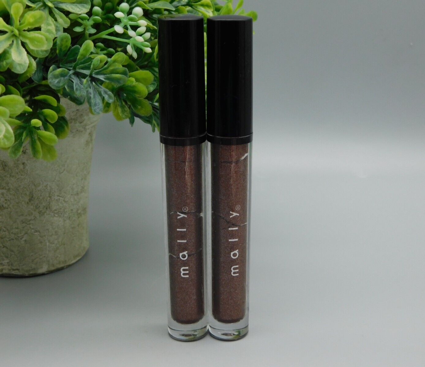 2x Mally Open Up! Liquid Eyeshadow SILVER MINK Full Size New Without Box