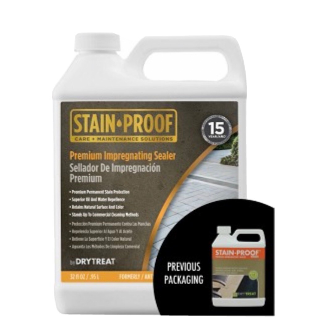 DRYTREAT Stain Proof Premium Impregnating Sealer for Granite, Marble, Quartzite