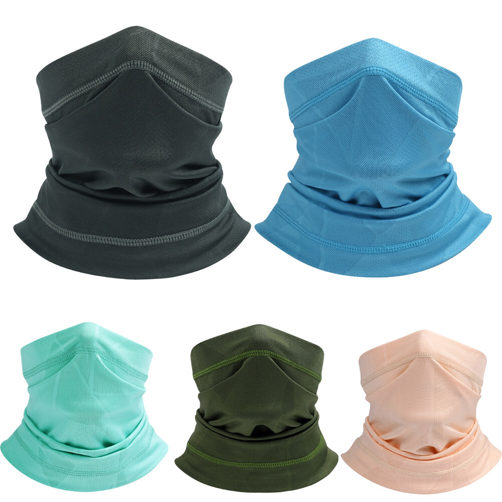 Face Mask Tube Face Scarf Neck Gaiter for Outdoor Fishing Running US