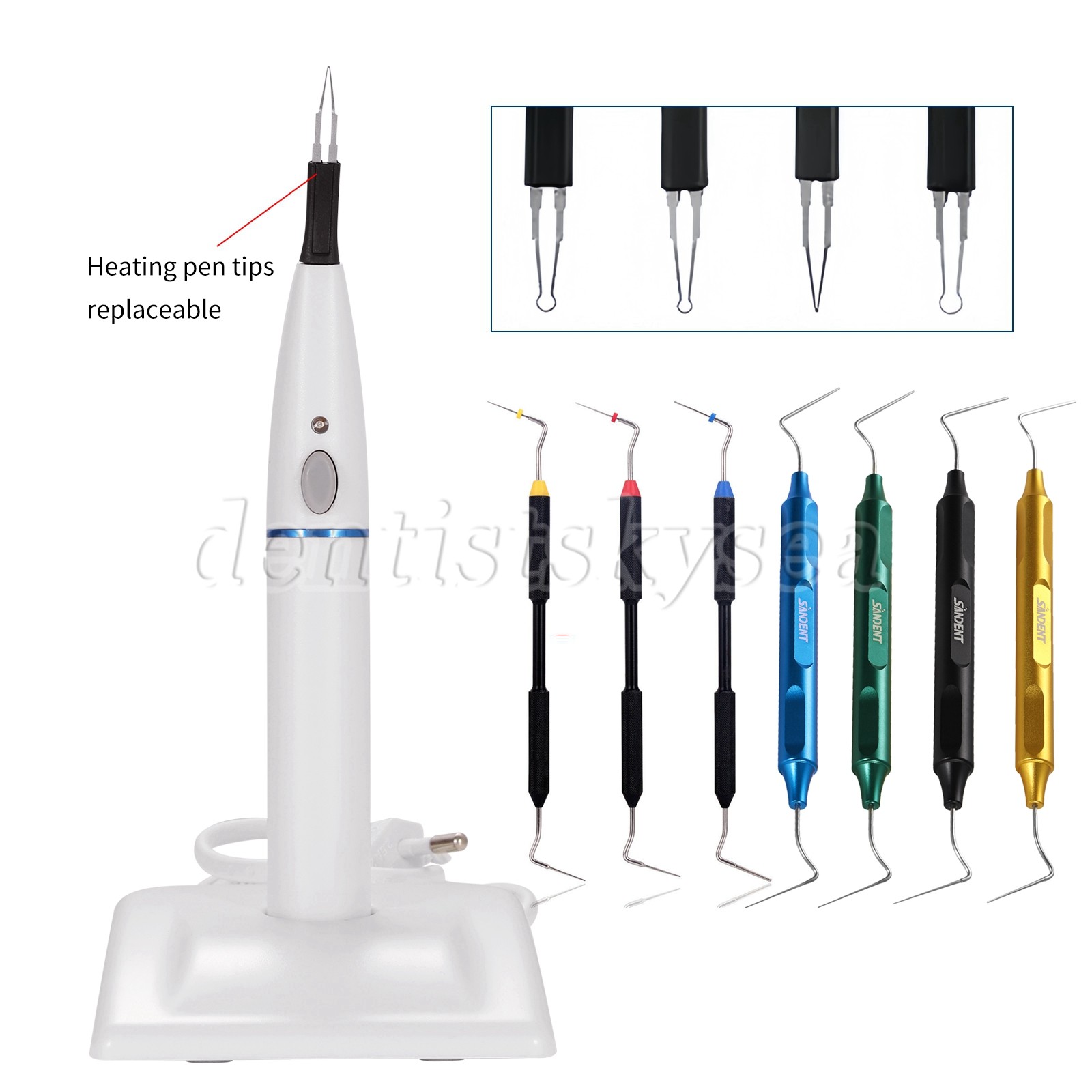 Cordless Dental Gutta Percha Tooth Gum Cutter / Endo Condenser Gutta Percha Tips