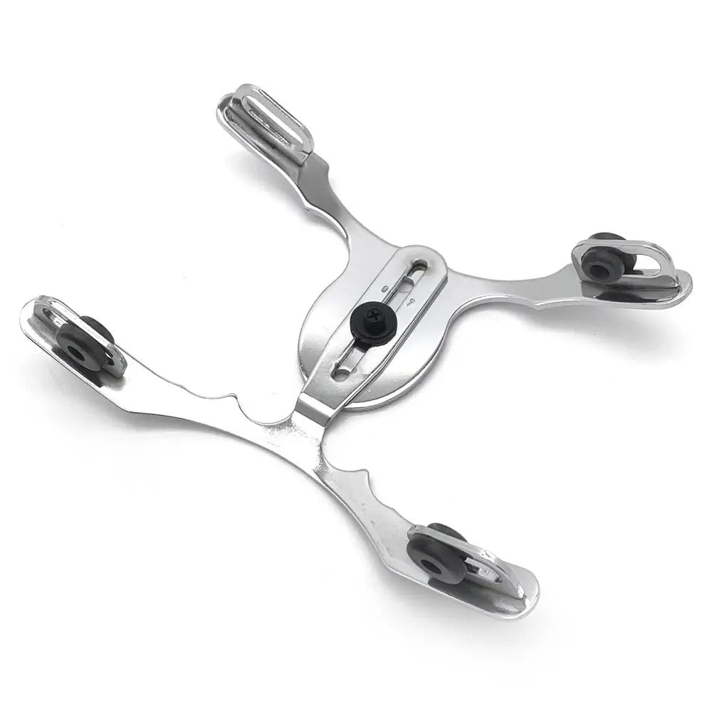Crush X-Mount Tom Suspension Mount 8x6, Chrome (w/o Bracket)