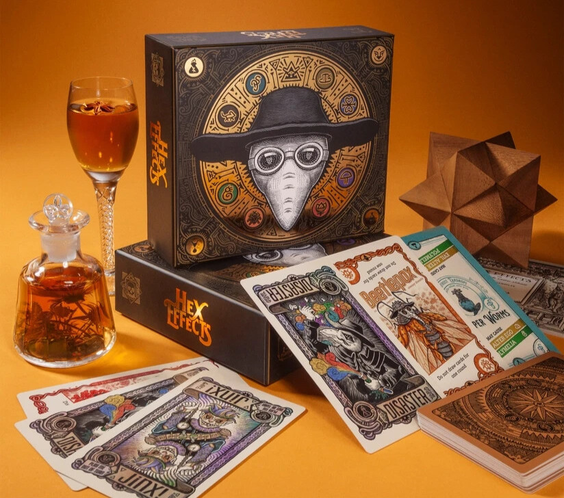 Hex Effects Card Game .. Treat yourself, curse your friends!