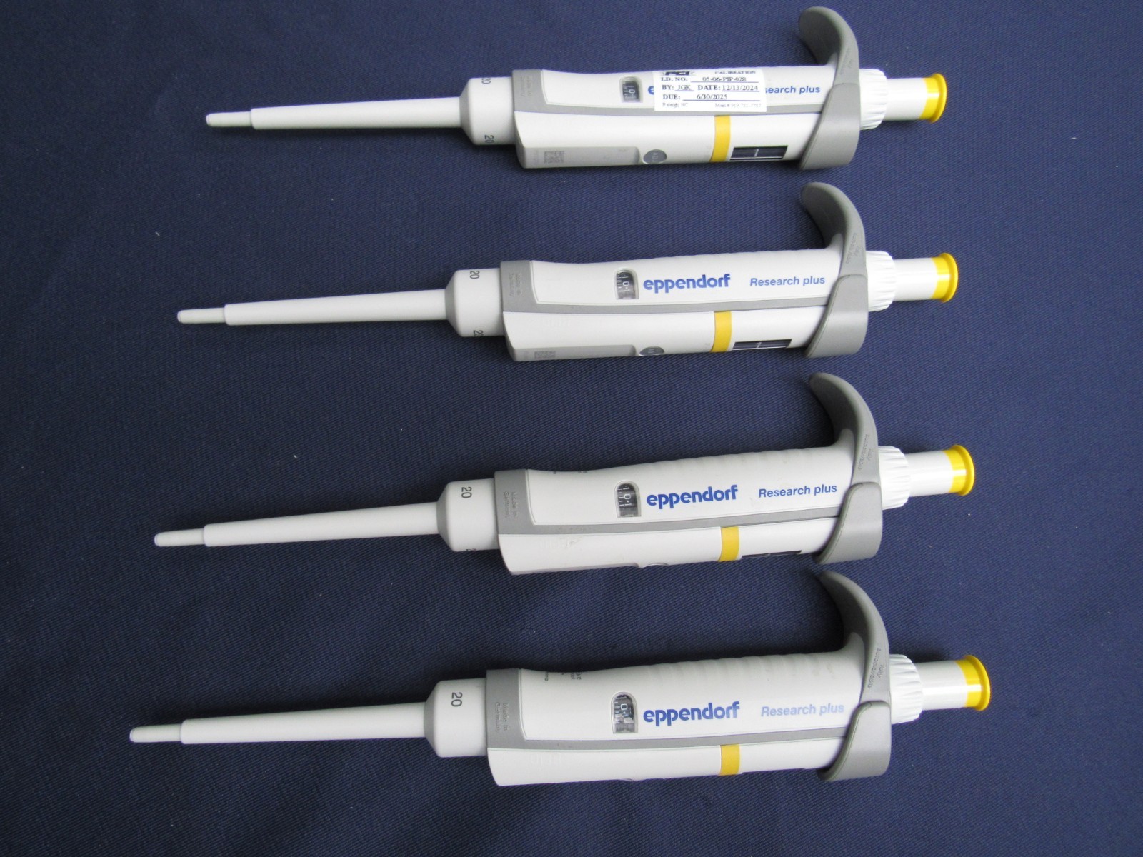 Eppendorf Research Plus 2-20uL Adjustable single channel Pipette CALIBRATED