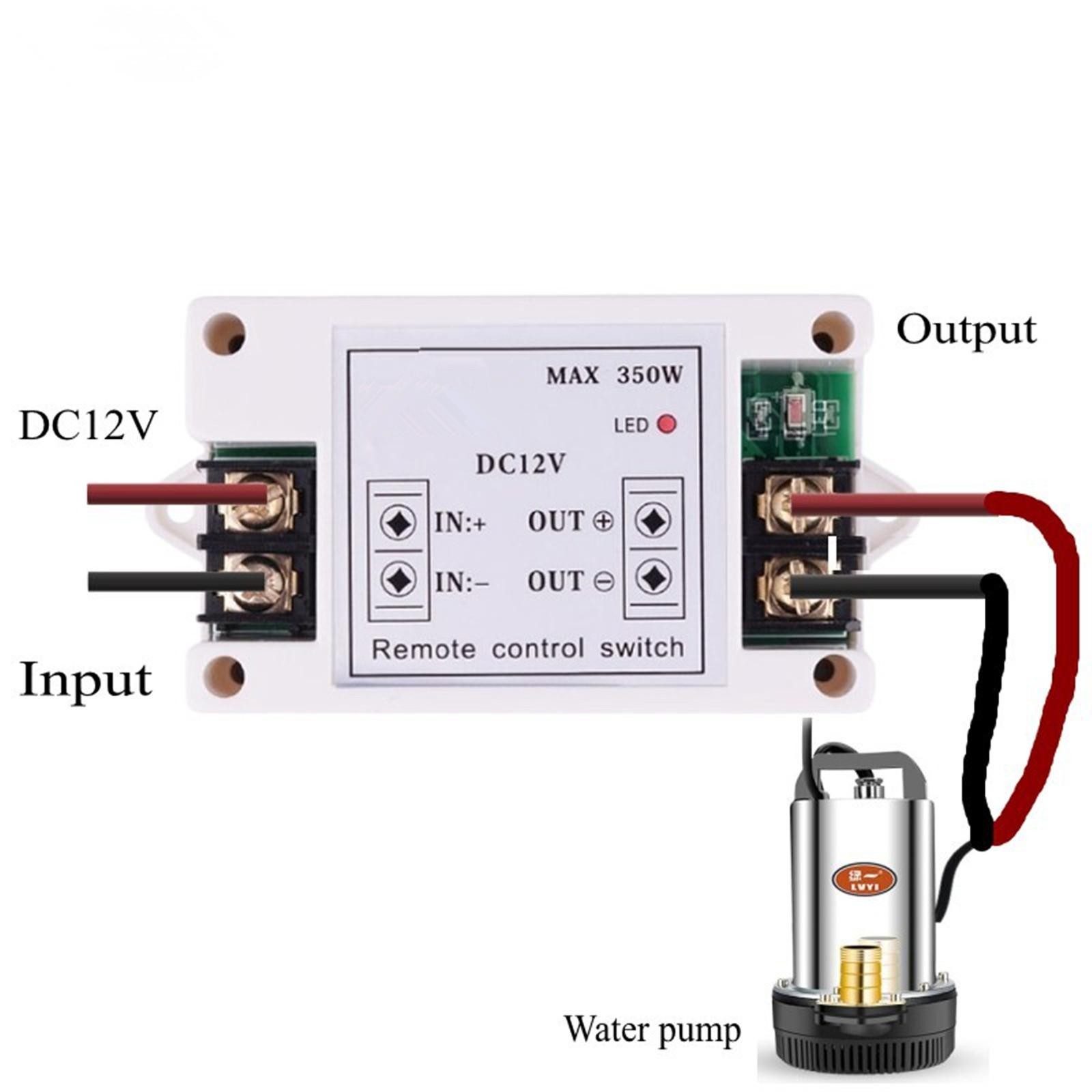 High Power Remote Control Switch Wireless Receiver With 433mhz Remote Control Q