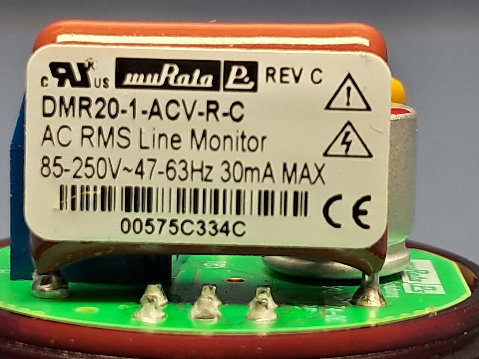 Murata Power Solutions DMR20-1-ACV-R-C Voltmeter LED Display Panel 264VAC