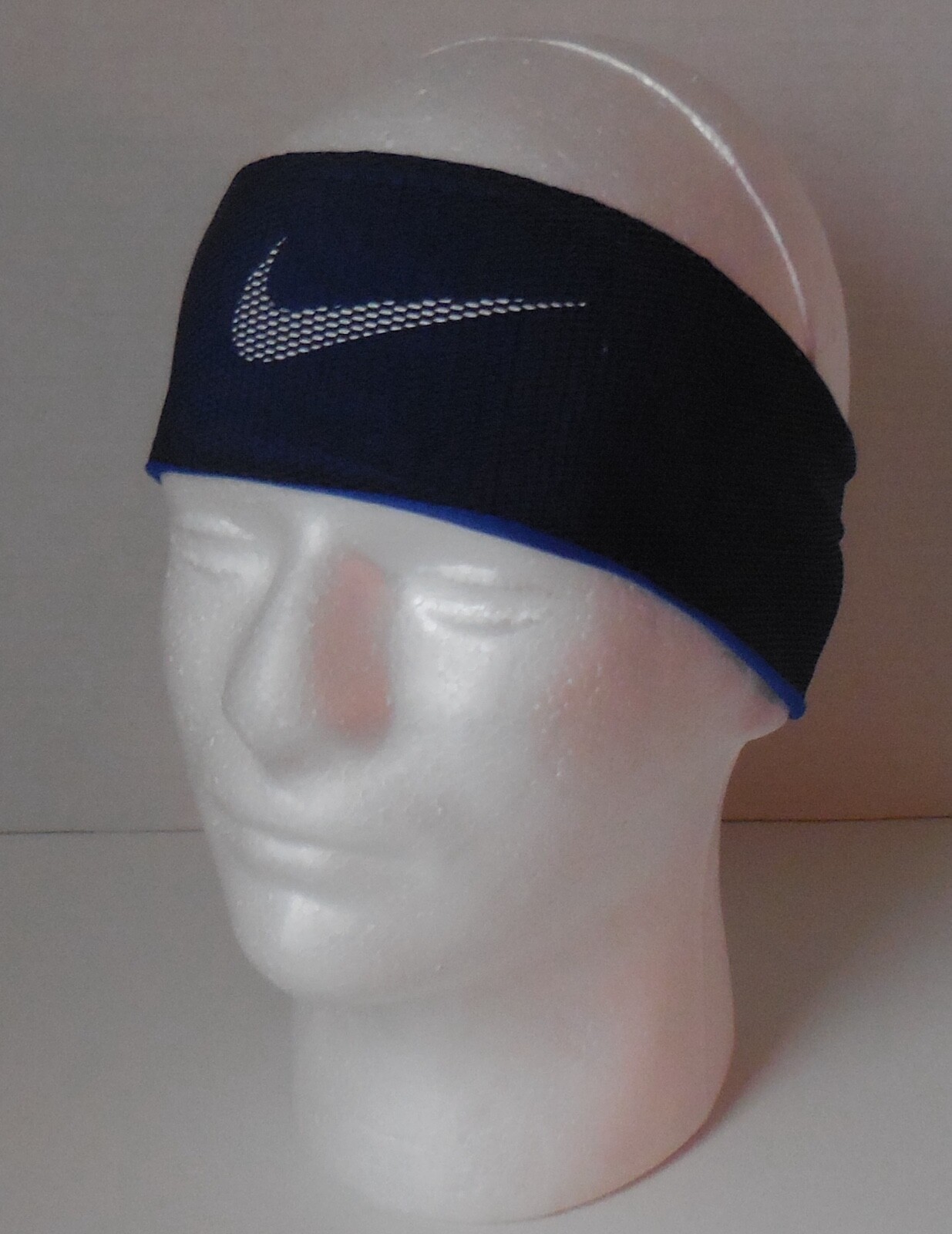 Nike Fury Headband Mesh Adult Unisex Midnight Navy/Game Royal/White