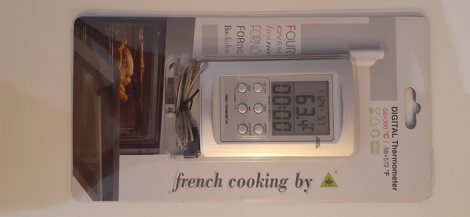ALLA FRANCE - DIGITAL THERMOMETER (-50+300 DEGREE) - ALLA FRANCE 91000-002/F